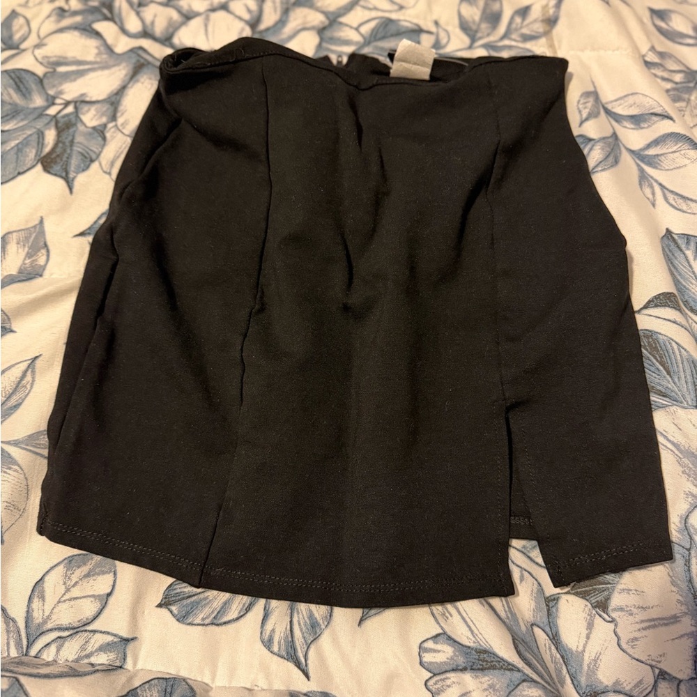 Windsor Elegant Black Mini Skirt